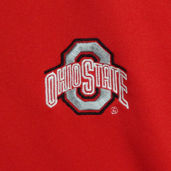 NCAA Ohio State Pro Player Red Polo Shirt 2XLarge - Picture 3 of 6
